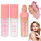 3 Puff Fairy Stick,Polvo de Hadas Maquillaje,Polvos de Hadas Maquillaje Highlighter,Powder Glitter,Hada Resaltador en Polvo Saniye,Polvo de Purpurina Corporal