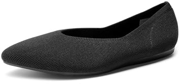 DREAM PAIRS Bailarinas Mujer Zapatos Planos Comodos con Soporte para el Arco,Size 40,Negro,DWUMFA2505