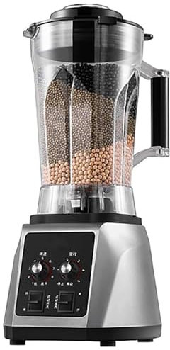 ANGDI Licuadora Comercial, máquina para Hacer Leche de Soja Completamente automática, máquina procesadora de nueces de 6L, licuadora para Batidos de 2000 W con Cuchilla de 8 páginas