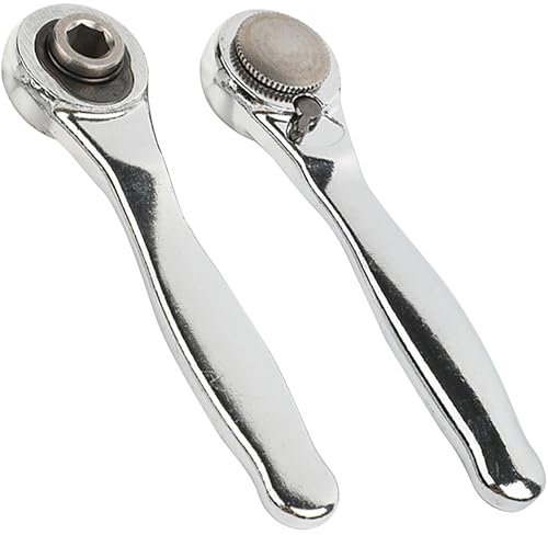 Cacciavite a cricchetto da 1/4 pollici, cacciavite a cricchetto a 72 denti, 1/4, chiave a bussola piccola per punti stretti