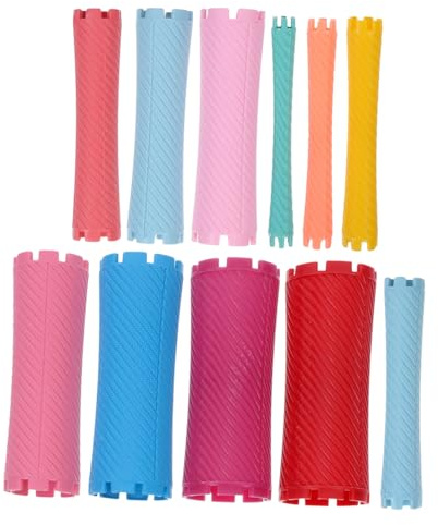 ARTSEWPLY Varillas Para Permanente De Cabello 100 Piezas Colores Surtidos Talla Única Herramienta Para Cabello Rizado Uso Doméstico y Salón Suministros De Peluquería Segura Sin Daño