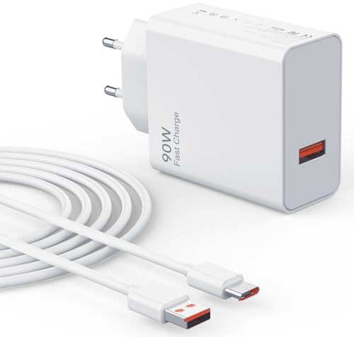 90W laddare och USB C-kabel för Xiaomi 15 14 Ultra, 13 Ultra, 12T, Poco X4 Pro, F6, X7 Pro, Mi 11, Redmi Note 12S, 11S, Mi Pad 6 Adapter med Typ C-kabel 1M Turbo Hyper laddare
