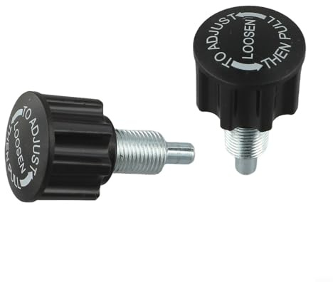 Perilla de resorte para bicicleta de ejercicio, pasador de tracción de rosca de 16 mm, perno de 37 mm, pasador de bloqueo de bicicleta de fitness de metal y plástico para el hogar, piezas de repuesto