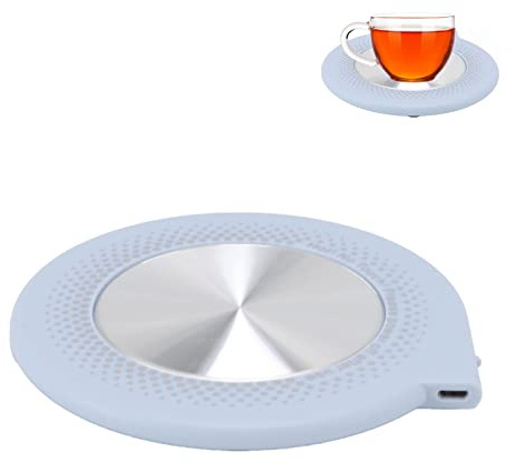 Scaldatazze da caffè, Scaldatazze USB da scrivania 55°C Scaldatazze elettrico a temperatura costante Scaldatazze da latte per domestica Ufficio, Spegnimento automatico per tè