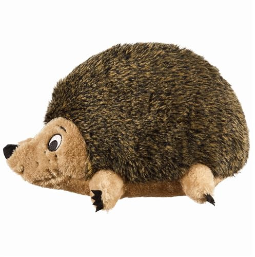 Outward Hound Hedgehogz Stuffed Dog Toy – Soft Plush Hedgehog, Grunts & Squeaks, Large, 12 x 6 x 7