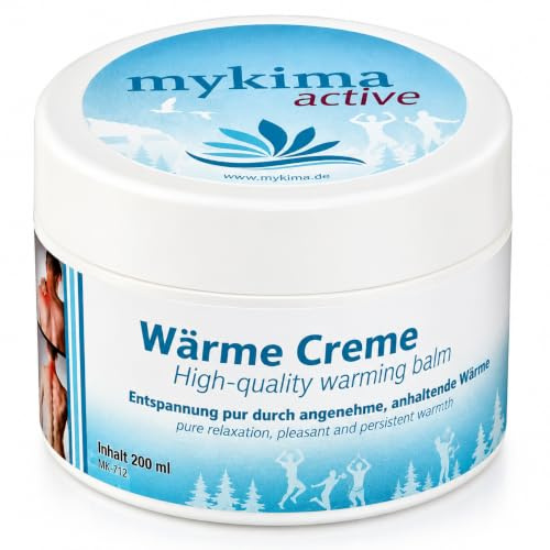 crema calentadora mykima extra suave y fuerte 200 ml Calor agradable y duradero | Ideal para el dolor y la tensión muscular | Super dosificación y sin poscombustión