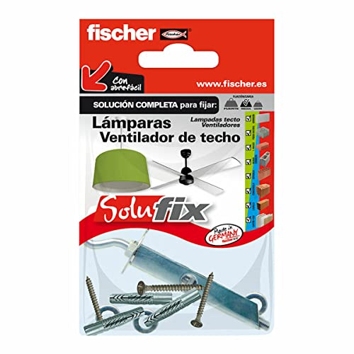 fischer - Solufix Lamparas/Vent Techo / (Pac de 1 Uds), 502689