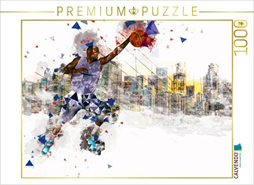 CALVENDO Puzzle Basketball Art 1000 Teile Lege-Größe 64 x 48 cm Foto-Puzzle Bild von Dirk Meutzner Meutzner, Dirk