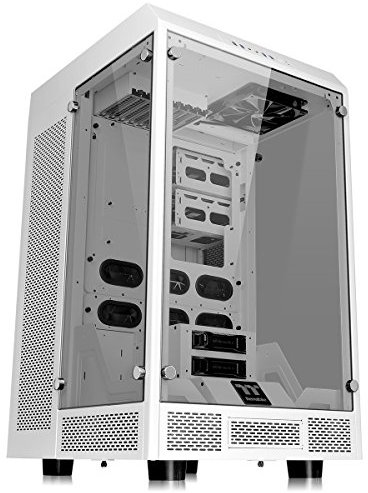 Thermaltake The Tower 900 | E-ATX-PC-Gehäuse | 3 x gehärtetes 5mm Glasseitenteil | weiß, CA-1H1-00F6WN-00