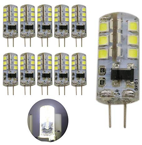 XINYANSEE 10 pezzi Lampadina 3W AC 220V G4 a LED Lampadina a luce Bianco freddo 6000K 20W-30W alogena equivalente Non dimmerabile