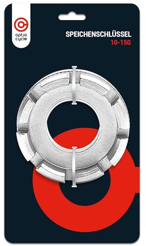 Optio Cycle Fahrradspeichen Spanner Speichenspanner Universal, Speichenschlüssel Fahrrad, Fahrradspeichen Schlüssel - Fahrrad Zubehör | Fahrradwerkzeug für Unterwegs