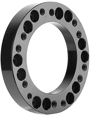 Adapter Raid Nabe Auf Lenkrad Momo B&G, Universelles Auto-Lenkradnaben-Abstandspolster-Adapter-Set für Komfortables Fahren – Hochwertige Aluminiumlegierung – 12,5 Mm Größe – Schwarze Farbe
