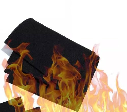 Manta de soldadura ignífuga de fieltro de carbono ignífugo, manta de soldadura de fieltro de carbono, manta ignífuga, para aplicaciones de soldadura, fogata, parrilla y soldadura (30 x 20 cm, 1