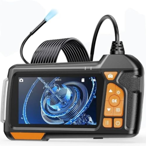 Endoscopio con Telecamera per Ispezione Tubi 10 m – Telecamera Endoscopica ad Alta Risoluzione per Videoispezione Tubazioni, Compatibile Android per Controlli in Spazi Stretti – LumiScope