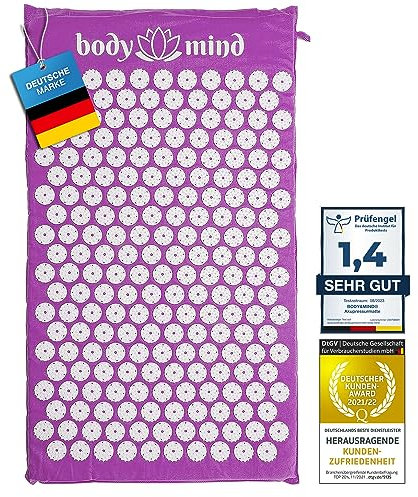 Tapis d'acupression Tapis d'ongles Yogi Tapis de relaxation et de massage Tapis d'acupuncture pour détendre votre corps et votre esprit (Taille XL (130x50cm))