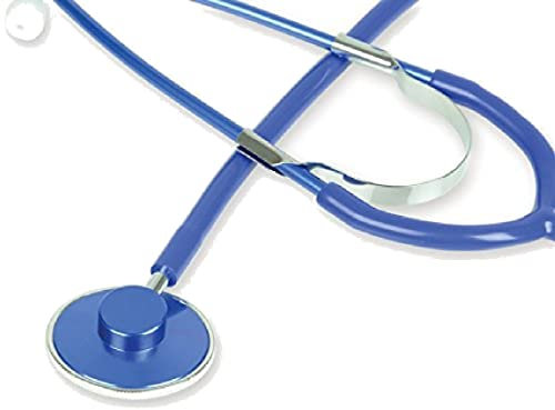Gima - Stéthoscope Tête Simple TRAD COLOR, Adultes, Couleur Y Bleu, Pavillon Ø 43,5 mm, Sans Latex, Dispositif Médical CE