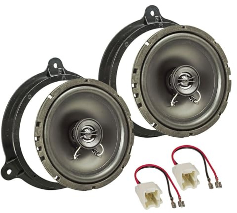 tomzz Audio 4009-000 Kit de instalación de altavoces compatible con el Dacia Sandero II a partir de 2012 Lodgy a partir de 2012 Dokker a partir de 2012 Duster II a partir de 2018 Sistema coaxial de...