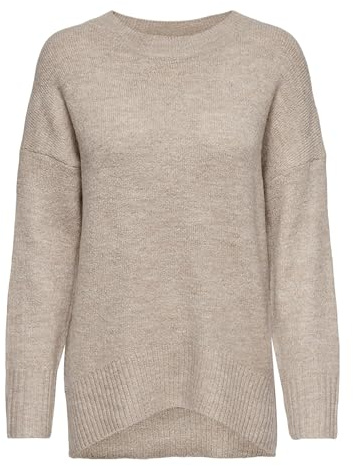 ONLY ONLNANJING L/S Pullover KNT Noos Pull-Over, Nomad, L Femme