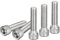 DTGN 1/4-20x1 Tornillo de Cabeza Hexagonal - Paquete de 25 - para Sujetar Muebles - Rosca Completa - Tornillos de Acero Inoxidable 304 con Cabeza Hexagonal - Plateado