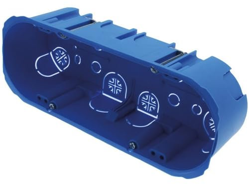 5PZ CASSETTA DA INCASSO 6/7 POSTI IP20 PER PARETE IN CARTONGESSO