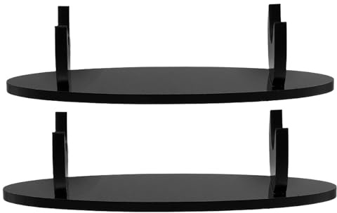 AKOOSY 2 Piezas Soporte para Flauta Acrílico Estable Anticaídas para Flautas y Piccolos Soporte de Instrumento Musical de Viento para Escritorio y Exhibición Compacta