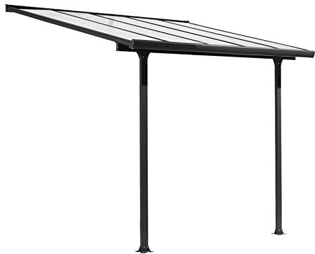 Arredo Stock Pergola a Muro per Veranda, Classico, con Struttura in Alluminio 303 x 295 x 305 CM