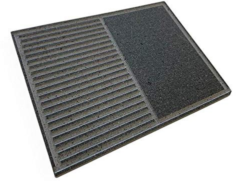 PIASTRA IN PIETRA LAVICA Ollare - Refrattaria dell’Etna per Forno Elettrico & Gas, Barbecue, Bistecchiera per Pizza e Carne – Misure a Scelta (40x30)