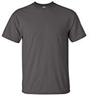 Heavy Cotton 100% Cotton Tshirt (G500), Charcoal, Medium