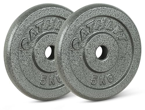 Athlyt 1 Inch Cast Weight Plates - 2 x 5kg