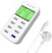 USB Charging Station,60W/12A 8-Port USB Desktop Charger, LCD Display for Multiple Devices Charging,Wall charger,Compatible with Mobile Phones,Tablets, Headphones,Game Controller and More (White)