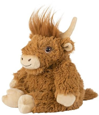 Warmies® Wärmekissen/Stofftier Hochlandrind Hirse Lavendelfüllung 36cm 750g (exklusives Warmies-Design für Greenlife Value)