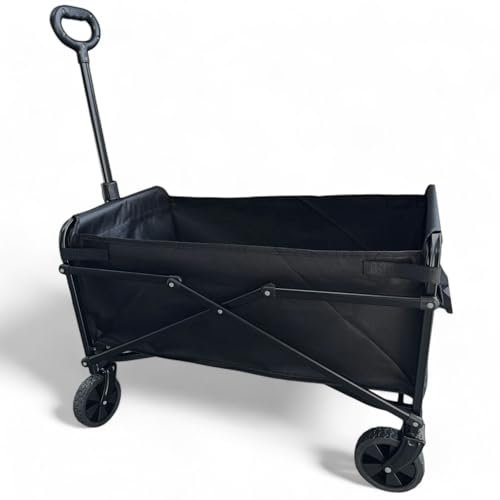 Pincho Carro Plegable Playa con Ruedas - Carrito Plegable con 4 Ruedas - Ligero y Resistente, Soporta hasta 50 kg - Ideal para Playa, Camping y Jardín - Diseño Compacto y Fácil de Transportar