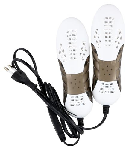 Fangehong Asciuga Scarpe Elettrico, Scalda e Asciugatura Scarpe, Asciuga Scarponi da Sci, Asciugatrice per Calzature, Asciuga Stivali da Calcio Portatile per Eliminare i Cattivi Odori, Bianco