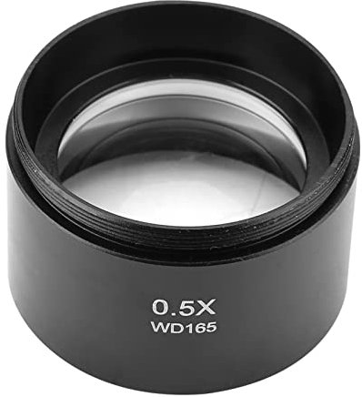 Lente Objetivo de Microscopio Estéreo 0.5X, Distancia de Trabajo Doble 165 Mm, para el Microscopio Video la Industria 48 Mm Montaje