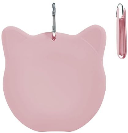 Contenitore da viaggio per cibo per cani, in silicone, portatile, pieghevole, per mangiare lentamente, multifunzione, per uso alimentare, per viaggi, escursioni, avventure all'aperto, giornate in