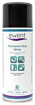 Ewent EW5626 - Spray de pegamento permanente 400ml - Pegamento fuerte para materiales ligeros y pesados, El embalaje puede variar