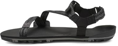 Xero Shoes Z-Trail – lätta vandrings- och löparsandaler för kvinnor – barfota-inspirerade minimalistiska terrängsportsandaler, Multi svart, 40.5 EU