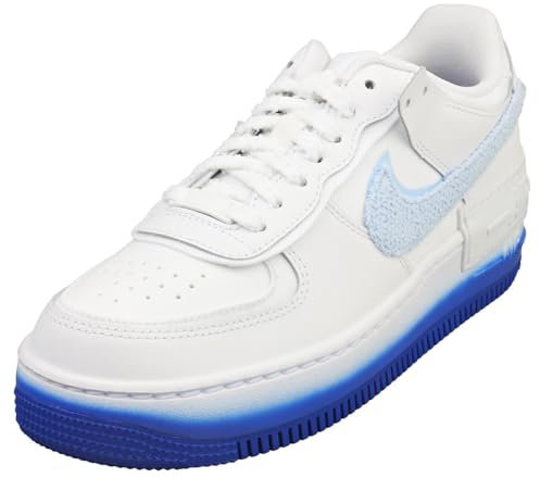 Nike Women's Air Force 1 Shadow White/Royal Tint-Racer Blue (FJ4567 100) - 8
