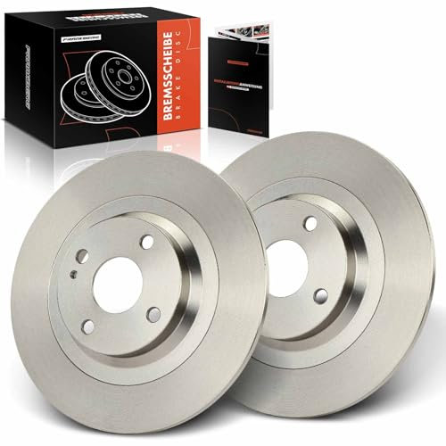 Frankberg Bremsscheiben Bremsscheibensatz Hinterachse Voll Massiv Kompatibel mit 124 Spider 348 1.4L 2016-2023 Replace# 6000612254