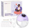 Nuliie Electric Breast Pump Hands-Free S32, Wearable Portable Breast Pumps 4 Modes 9 Levels, 24MM Comfortable Flange, More Private, Replaced Accessories Included (1 Pack, Purple)
