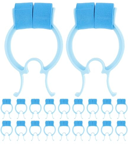 OFFSCH 30 Pinzas nasales para Entrenamiento respiratorio Infantil. Pinzas nasales para Pruebas de función pulmonar, Tapones para Sangrado en natación, Ejercicios de respiración prácticos y
