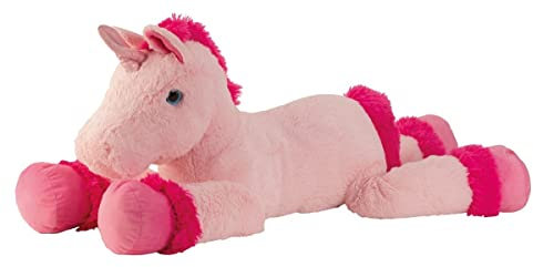 XXL Einhorn Plüschtier ca. 110 cm große Kuscheltier rosa pink Stofftier