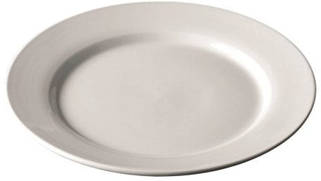 García de pou Assiettes Plates 23 Cm Blanc Porcelaine - 6 unités