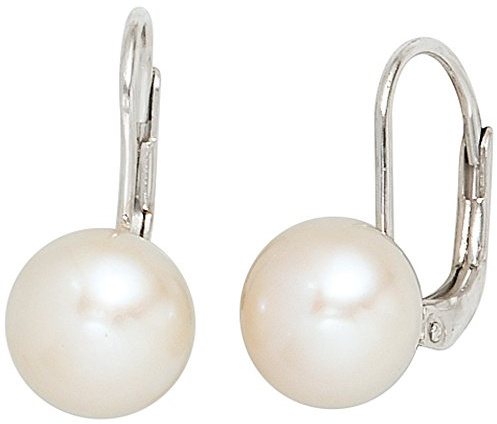 Jobo Damen-Ohrhänger aus 925 Sterling Silber mit Perlen