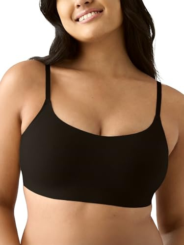 True Everybody av True & Co Womens True & Co True Everybody dam justerbar rem rund hals BH, Svart, M