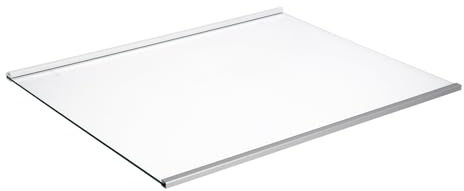 easyPART Kompatibel/Ersatz für LG Electronics AHT74413801 Glasplatte oben mit Leisten für Kühlteil für KühlGefrierKombination