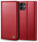 Handyhülle für iPhone 11 Hülle, Premium Lederhülle Schutzhülle Tasche für iPhone 11 Hülle Wallet Kartenfach Standfunktion Klappbar Flip Case für iPhone 11 Hülle, Rot