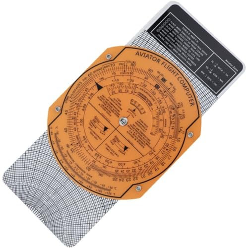 Baokuan Computer di Volo, Calcolatore del Computer di Volo del Pilota 'Aviazione Uso Standard degli Studenti di Addestramento Volo con Grafici Sezionali Ifr Vfr