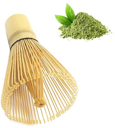 Frusta Matcha Bamboo, Frullino Matcha, Frusta per tè Verde in Polvere, Bamboo Brush Matcha, Per Bere il Tè Della Cerimonia del Tè, Preparazione del tè Matcha