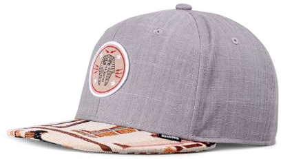 Djinns Tutanch Snapback Keps Herrar - flat brim hatt basebollkeps Snapback, med skärm, skärm Vår-sommar Sommar - One Size grå